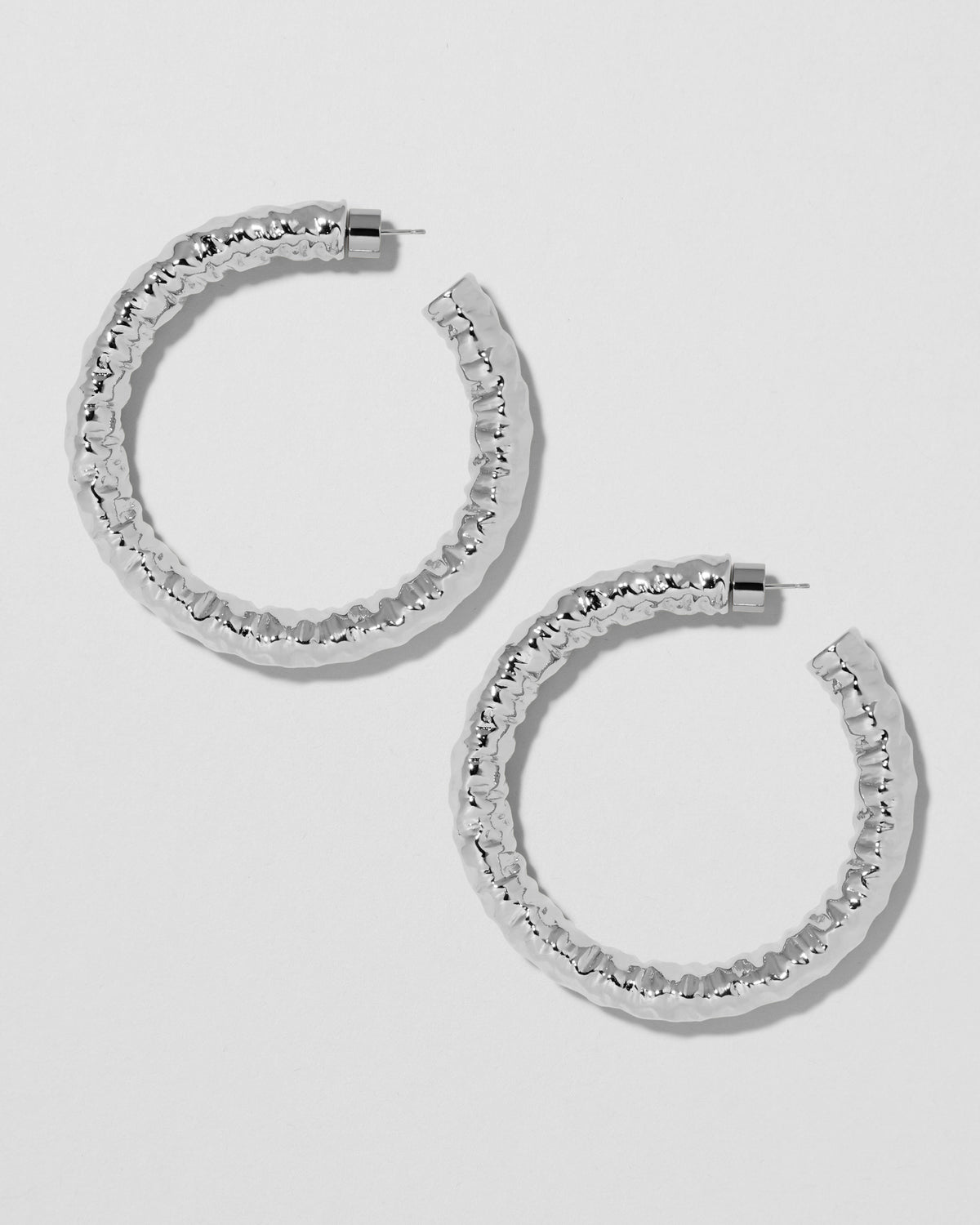 2" Maeve Hoops earring - close-up detail | gold hoop earrings for women