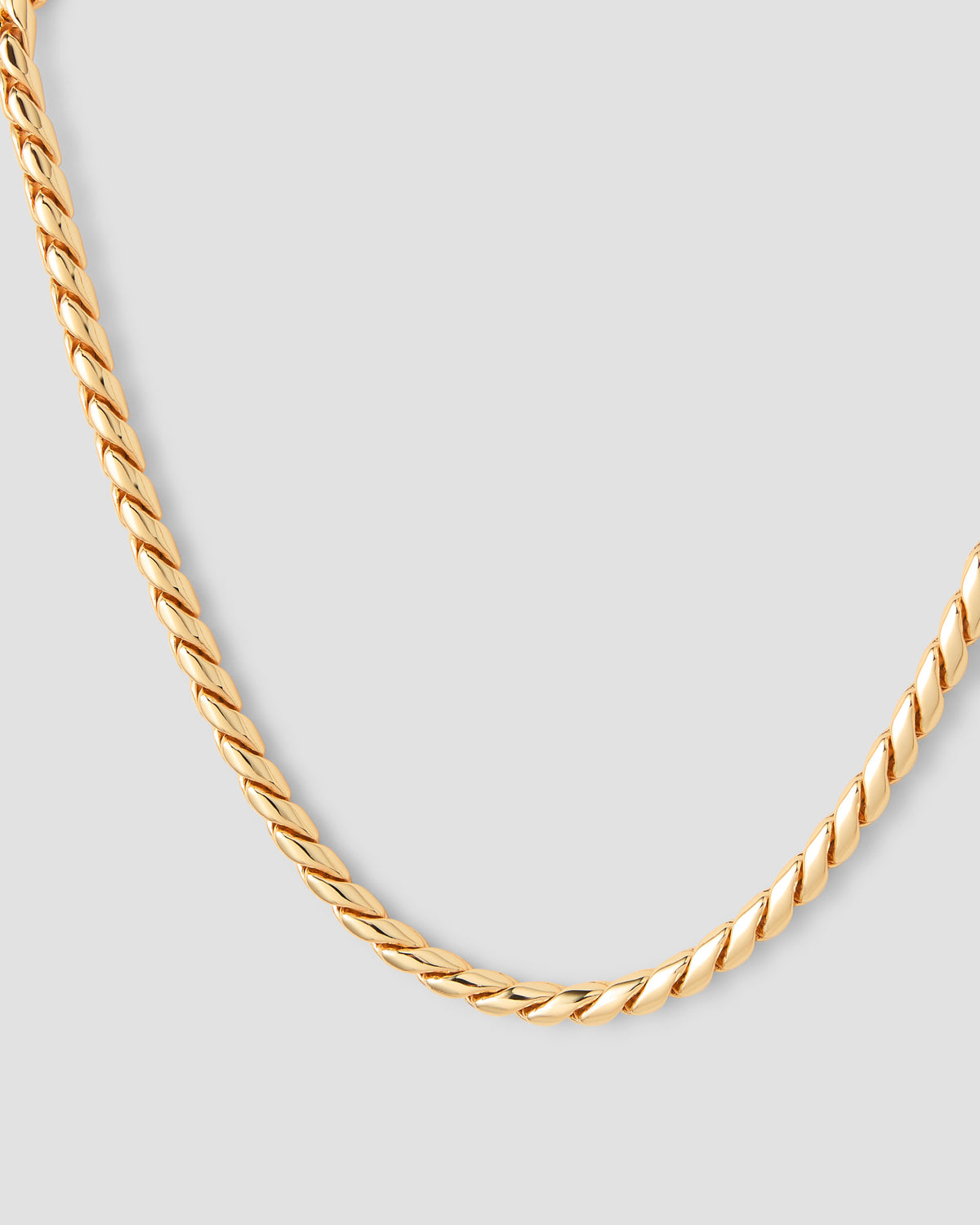 Chelsea Chain necklace - alternate angle | womens gold chain