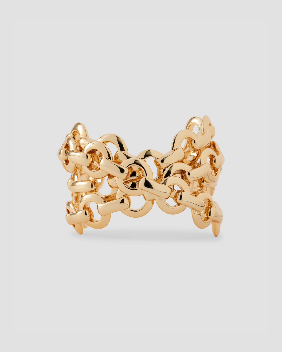 KDH Cuff bracelet - alternate angle | 14k gold bracelet