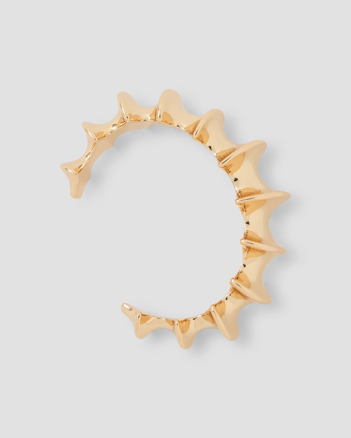 Murphy Cuff bracelet - styled on model | 14k gold bracelet