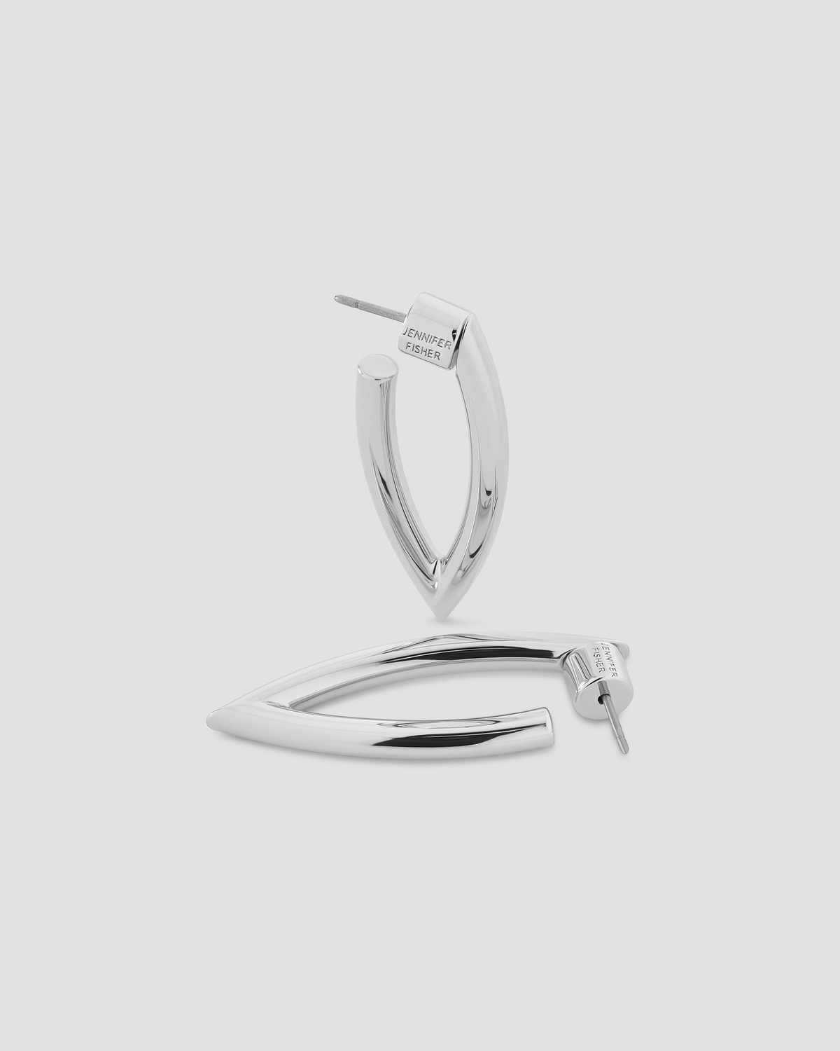 Small Marquise Hoops earring - worn look | small 14k gold hoop earrings