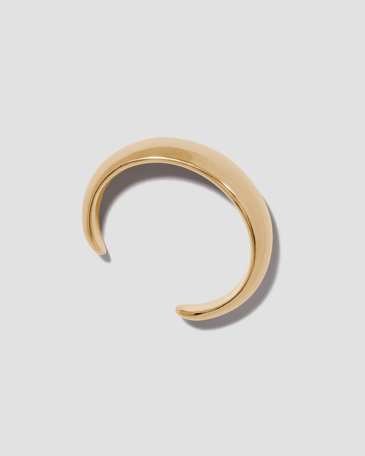 Puffy Cuff bracelet - front view | womens gold bracelets