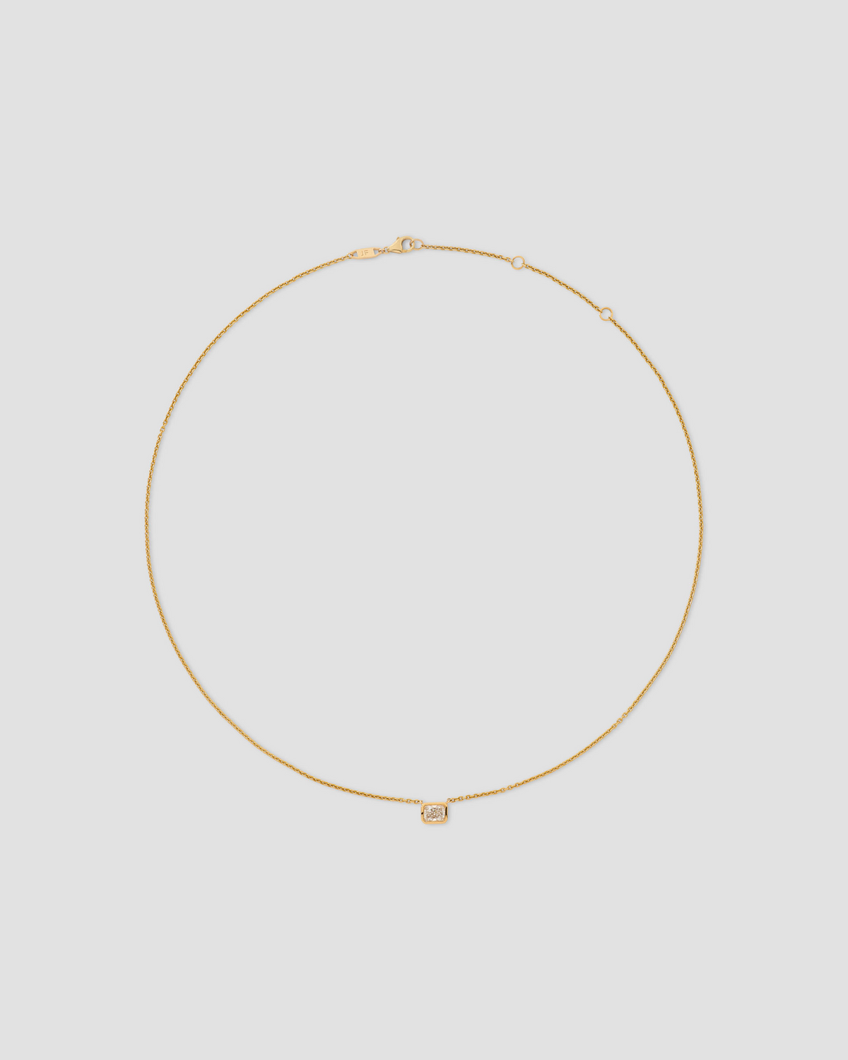 Radiant Cut Lab Diamond Pendant