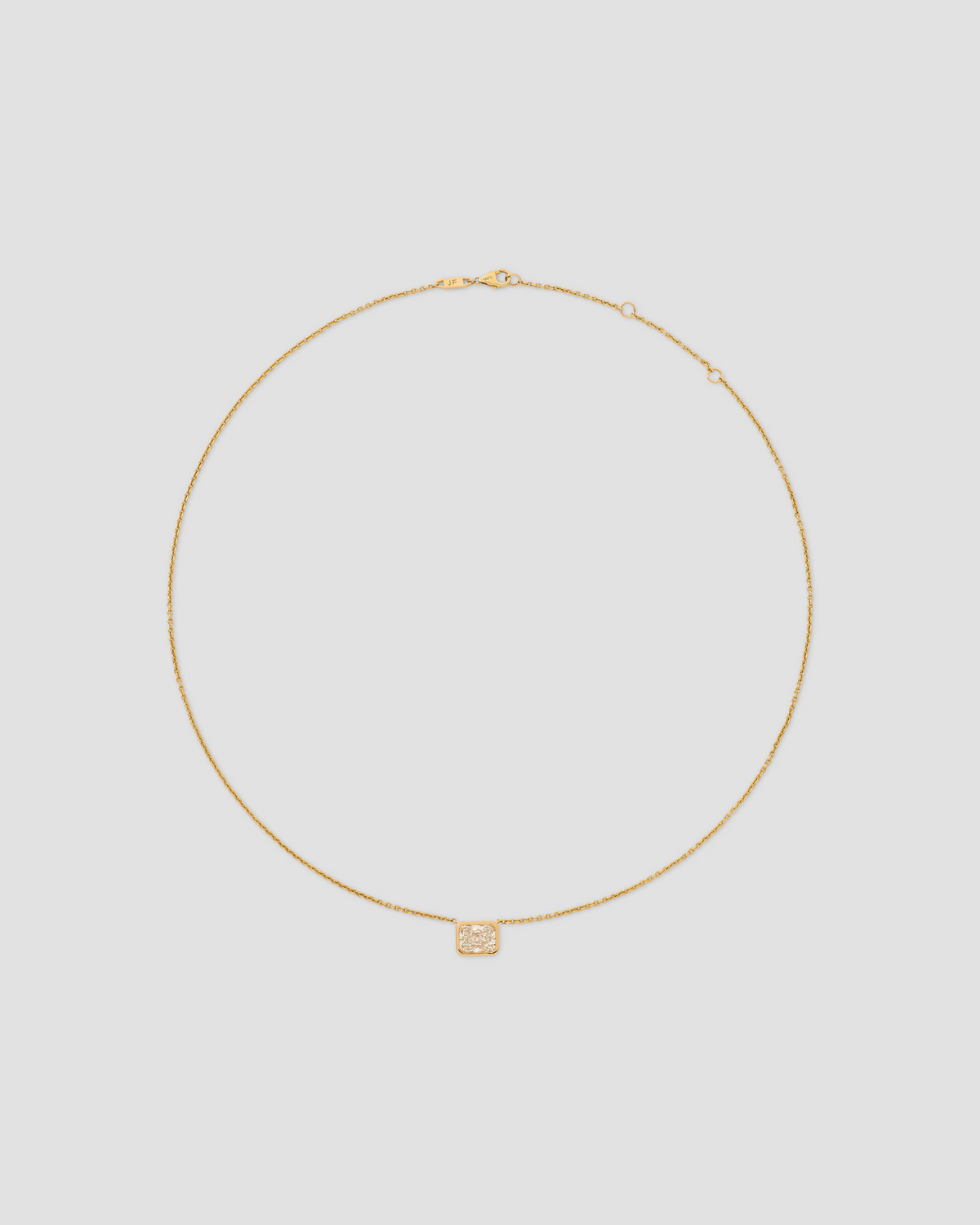 Radiant Cut Lab Diamond Pendant
