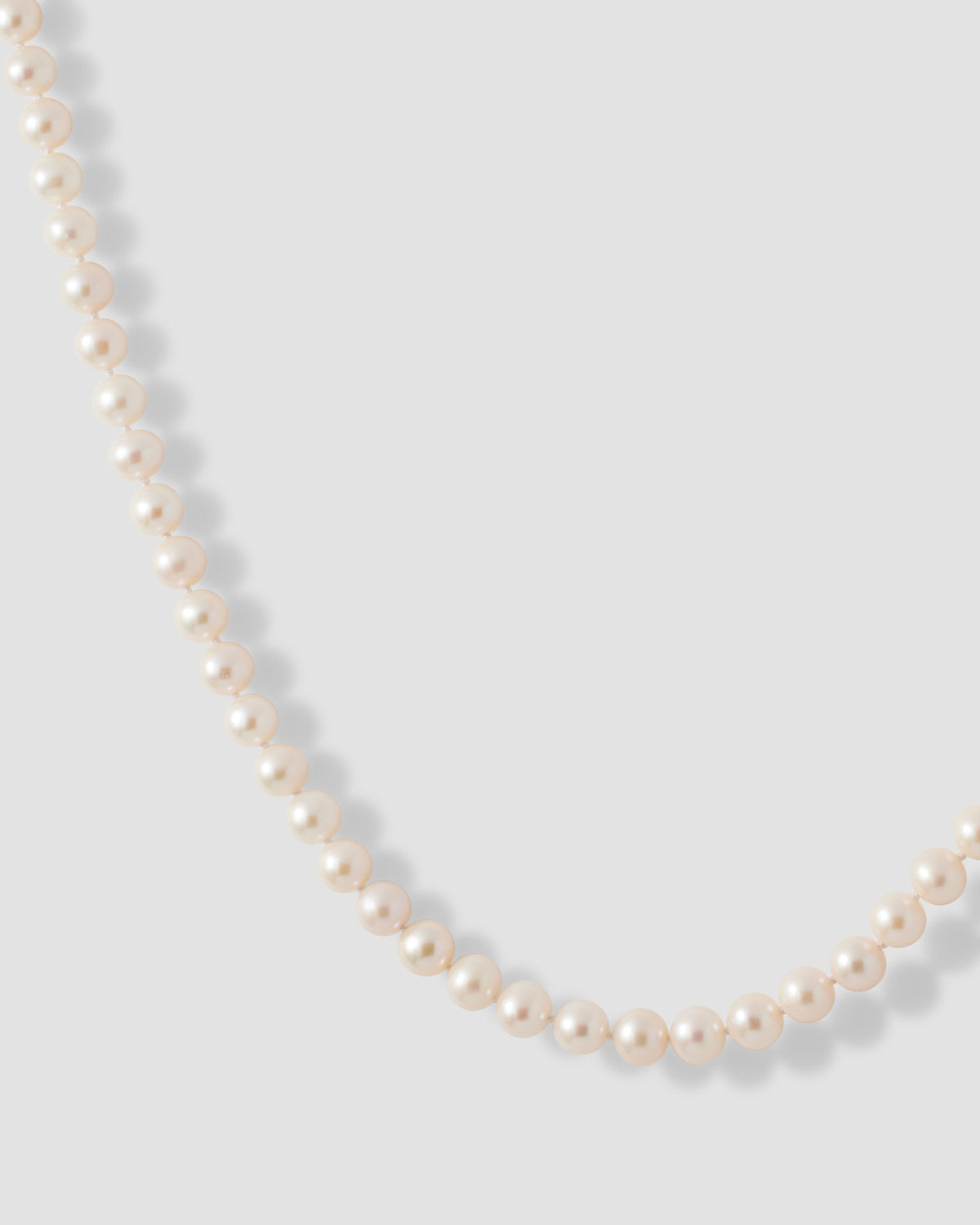 Freshwater Pearl Necklace gold necklace - front view | necklaces for women