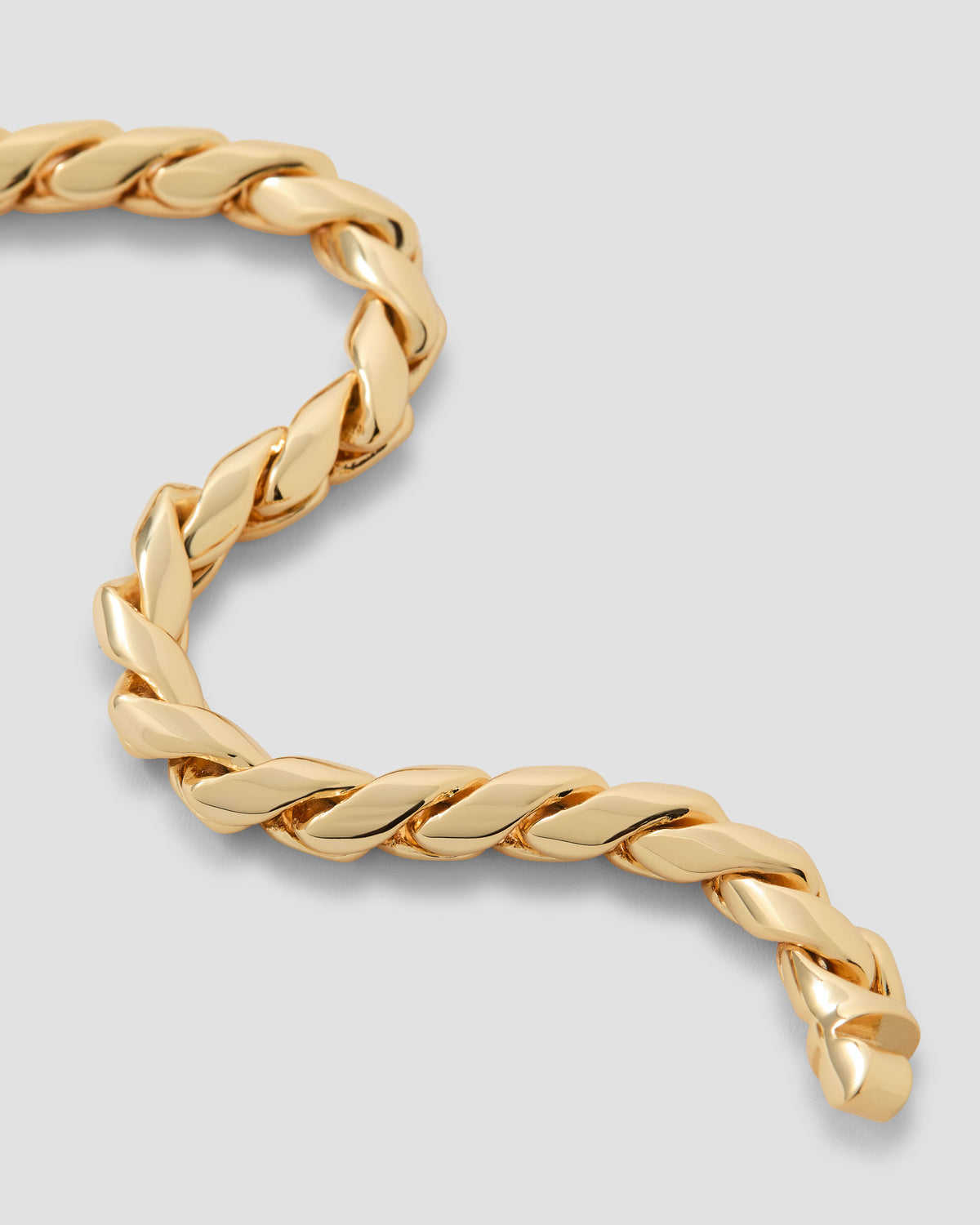 Chelsea Chain necklace - styled on model | womens gold chain