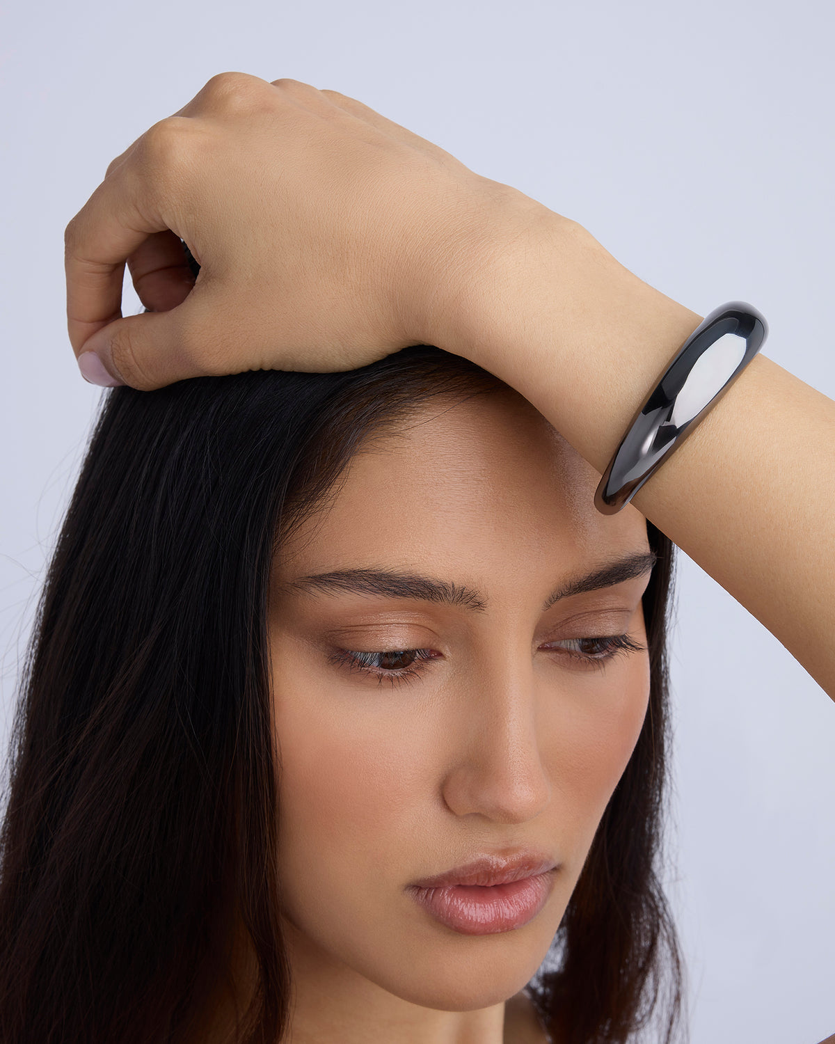 Dylan Cuff bracelet - alternate angle | 14k gold bracelet
