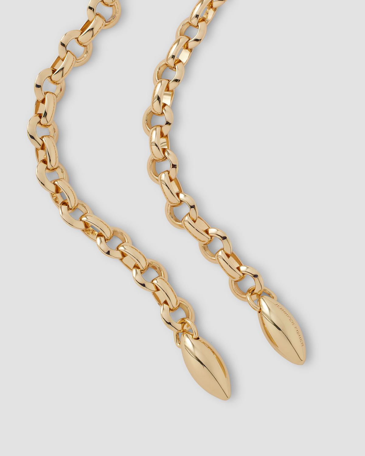 KDH 40" Wrap Necklace gold necklace - alternate angle | fine necklaces